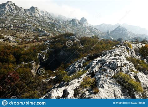 Breathtaking View On Croatian Mountains Stock Photo Image Of