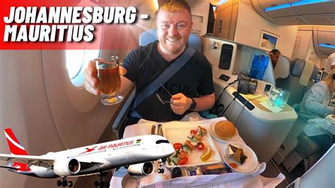 Air Mauritius A350 Business Class Paradise In The Sky Youtube