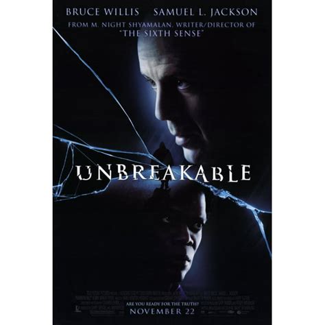 Unbreakable 2000 11x17 Movie Poster