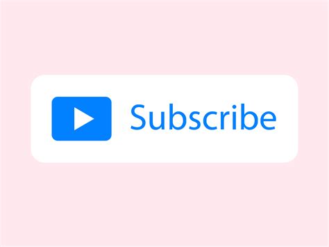 Free Youtube Subscribe Button Icon Ui Design Motion Design And 2d Art