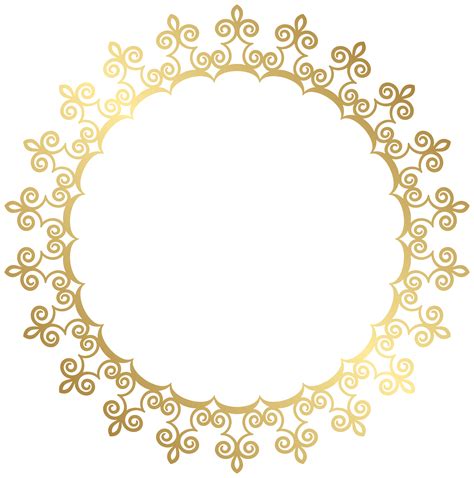 Transparent Decorative Circle Border Depp My Fav