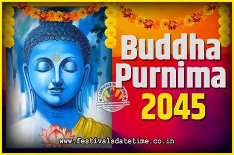 2045 Buddha Purnima Date And Time 2045 Buddha Purnima Calendar