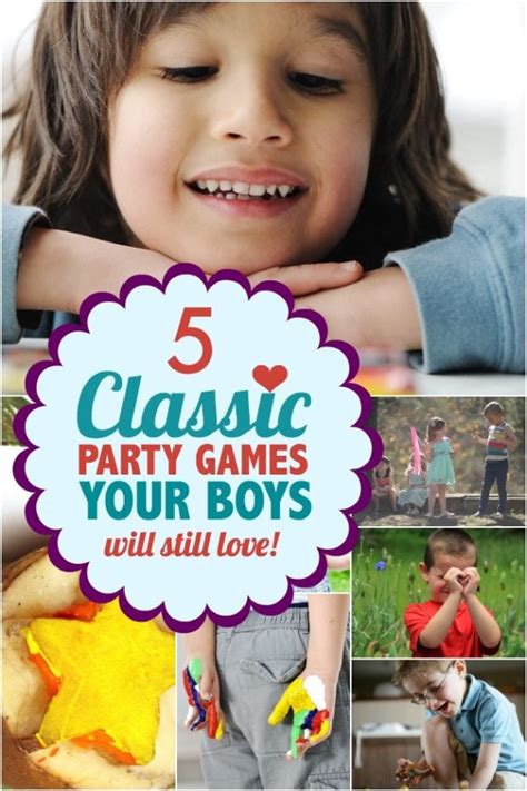 5 Classic Party Games For Kids Your Boys Will Still Love