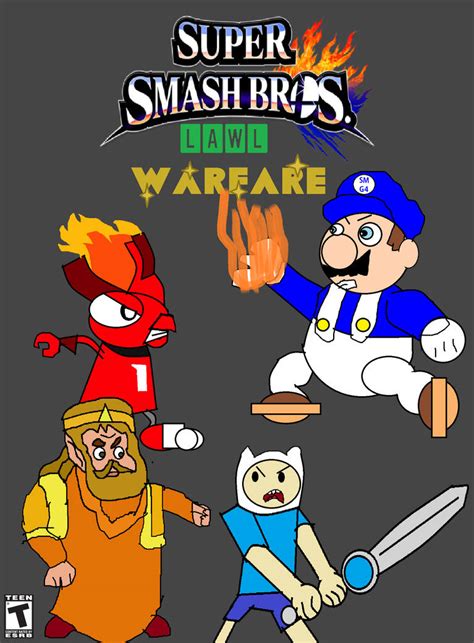 Super Smash Bros Lawl Warfare Poster By Disney08 On Deviantart