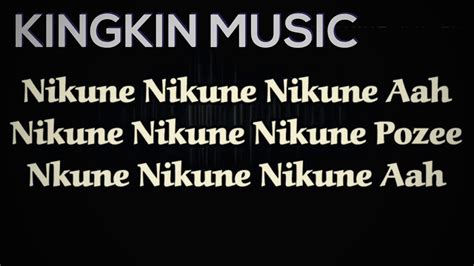Nikune Willy Paul Ft Nadia Mukami Video Lyrics Youtube