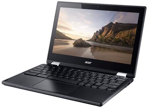 Acer Chromebook C738T-C44Z Tablet Computer, 1.60 GHz Intel Celeron, 4GB DDR3 RAM, 16GB SSD Hard ...