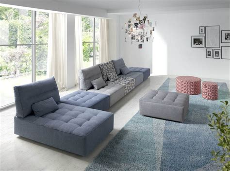 Sofá Modular con Chaise loungue y esquina -Palisandro Interiorismo