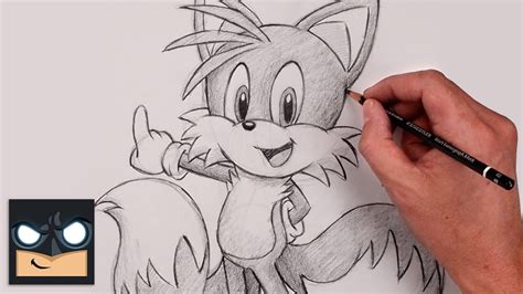 How To Draw Tails Sonic Sketch Tutorial Youtube
