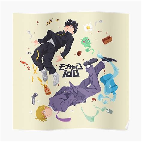 Mob Psycho 100 Posters Shigeo X Reigen Poster Rb1710 Mob Psycho 100 Store