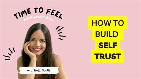 How To Build Self Trust Youtube