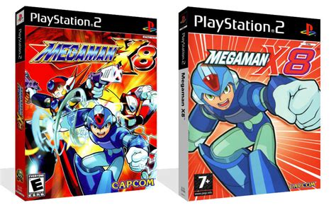 Mega Man X8 Ps2 Replacement Game Box Case Cover Art Work Only Ebay