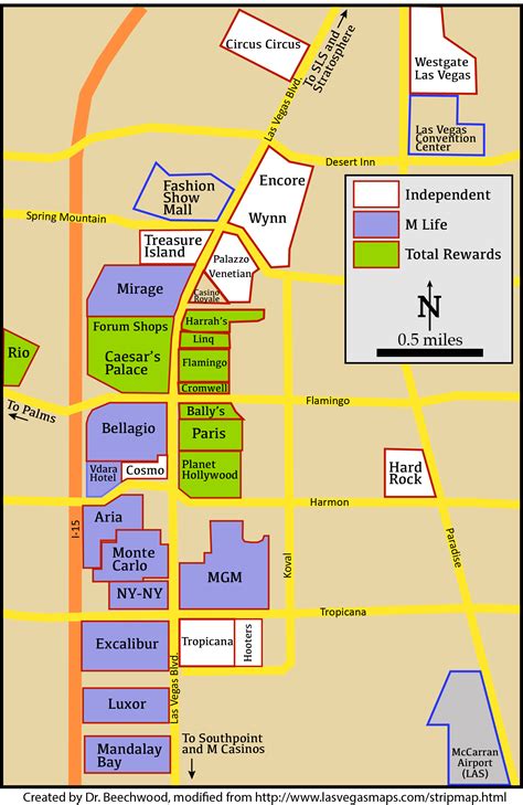 Las Vegas Strip Map Las Vegas Lifestyle Forum Las Vegas