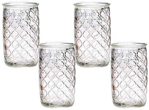 Amazonsmile Circleware Garden Gate All Purpose Drinking Glasses Set Of 4 17 Oz Clear