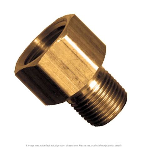 Brass Reducing Adapter 14 Female Pipe Thread X 18 Male Pipe Thread