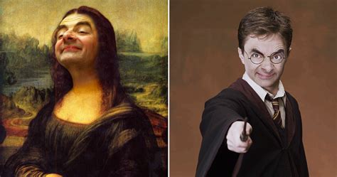 Mr Bean As Mona Lisa