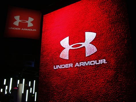 Red Under Armour Logo Wallpaper