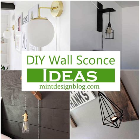 23 Creative Diy Wall Sconce Ideas For Home Mint Design Blog