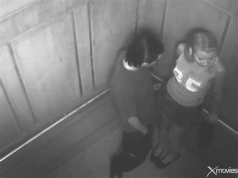Elevator Security Cam Gets Couple Fucking Voyeur Porn