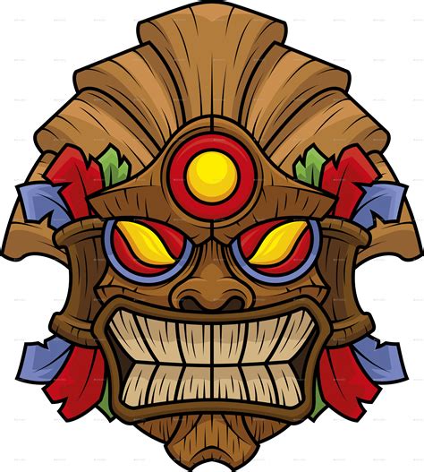 The Tiki Collection Vol 2 Tiki Mask Png Clipart Full Size Clipart
