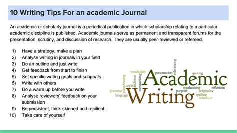 10 Writing Tips For An Academic Journal By Barry Allen Issuu