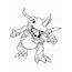 Digimon Coloring Pages  Coloringpages1001com
