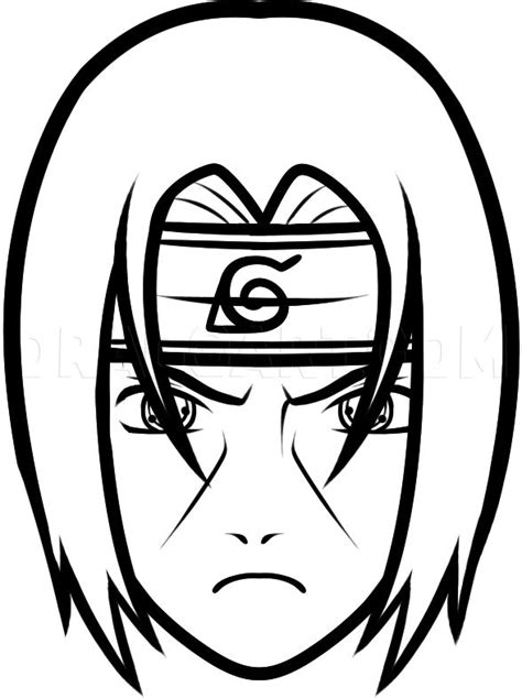 How To Draw Itachi Easy Step By Step Drawing Guide By Dawn