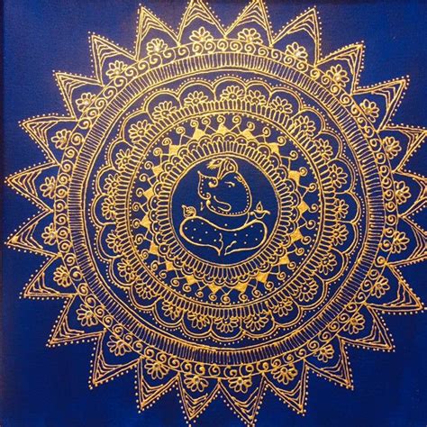 Let us jump into the asian paints tutorials for sweet and easy tutorial on wall painting and designing. Beautiful Ganesha Mandala on Canvas Diwali Home Wedding ...