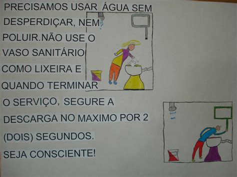 Cartaz Sobre A água Feito Pelos Alunos