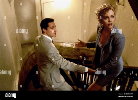 KEANU REEVES CHARLIZE THERON THE DEVIL S ADVOCATE Stock Photo