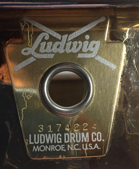 Ludwig Drum Badge Dating Telegraph