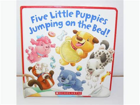 Поделиться ссылкой на эту страницу в любимой соцсети Five Little Puppies Jumping on the bed board book Gloucester, Gatineau