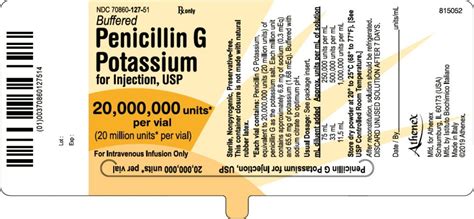 Penicillin G Injection Package Insert
