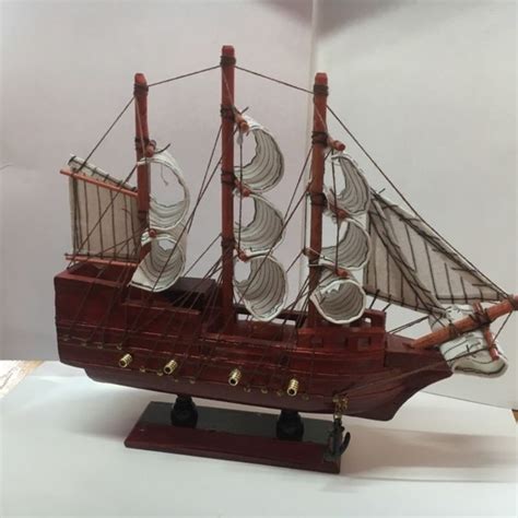 Tradisional Wooden Portuguese Ship Model Kapal Portugis Shopee Malaysia