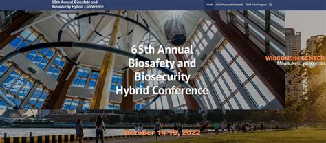 Absa Annual Biosafety And Biosecurity Hybrid Conference 2022 Biorisksg