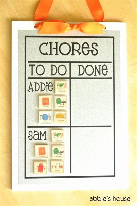 30 Multiple Children Chore Chart Example Document Template
