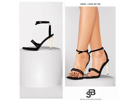 The Sims 4 Antonella High Sandal By Brazilianforeversims Cc The Sims