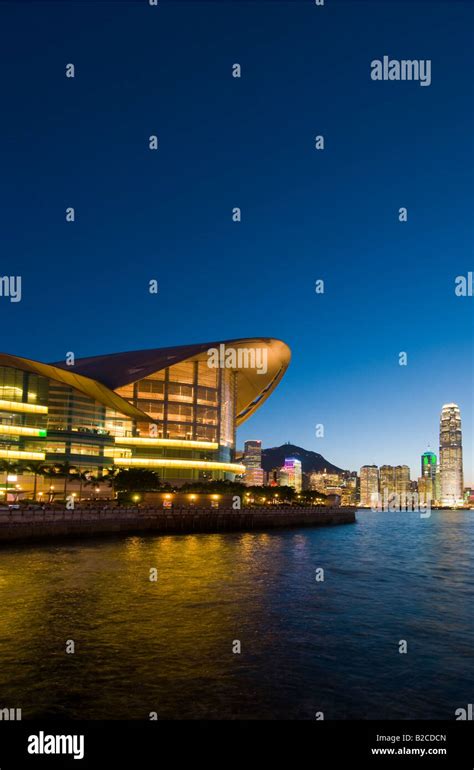 The Landmark Hong Kong Exhibition And Convention Centre On The Shore