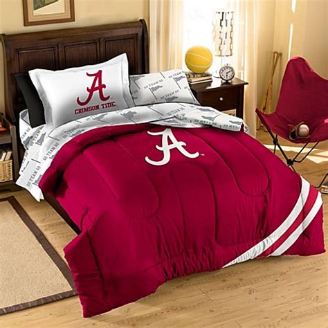 All items are 200 thread count, 100% cotton sateen for a softer feel than any other collegiate bedding available. Alabama Crimson Tide Twin Applique Bedding Set - Bed Bath ...