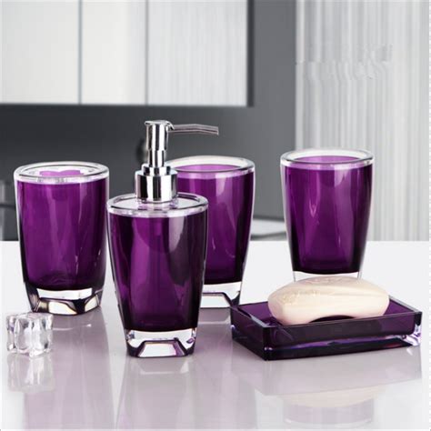 Online Buy Wholesale Purple Bathroom Accessories From