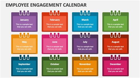 Employee Engagement Calendar In 2023 Employee Engagement Improve