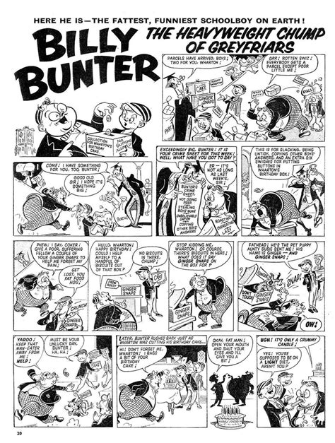 Billy Bunter Old Comics Vintage Cartoon Cartoons Comics