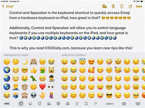 Emoji Keyboard Shortcut Ipad ~ Mundo Móvil Celulares Usa