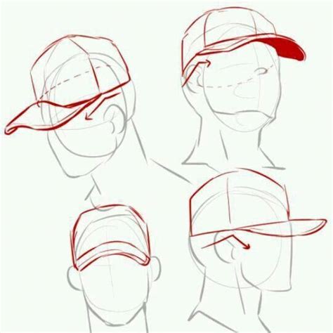 Baseball Cap Reference Hat How To Draw The Batter Male