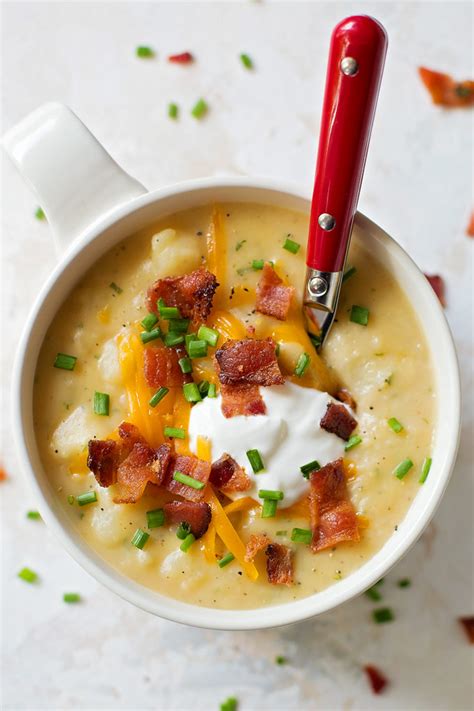Loaded Potato Soup With Bacon Life Made Simple