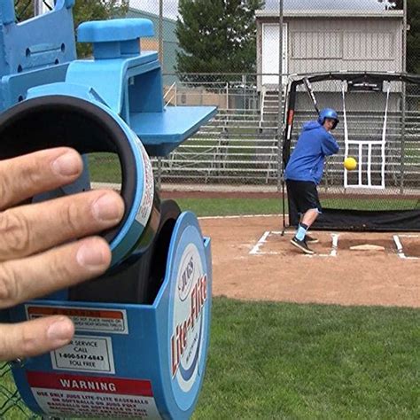 Jugs Lite Flite Portable Pitching Machine Baseball Softball Blue