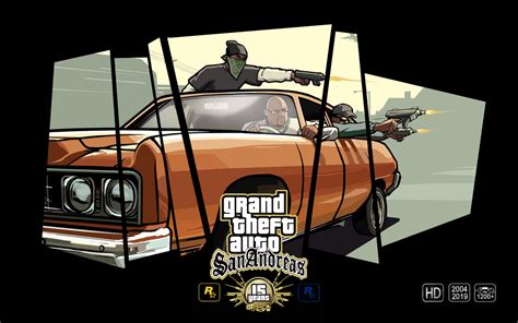 wallpaper grand theft auto gta san andreas games posters gta anniversary video games