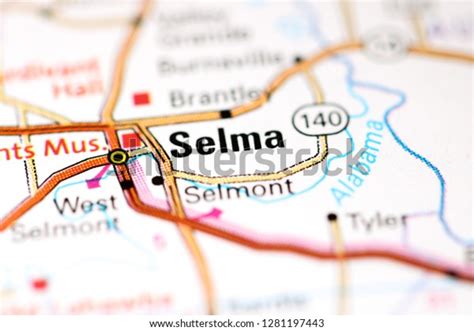 Selma Alabama Usa On Map Stock Photo Edit Now 1281197443