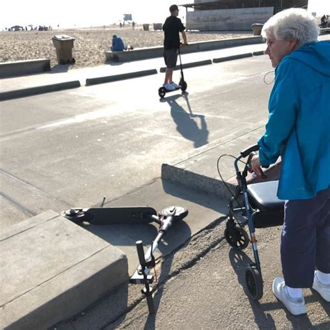 Scooters Blocking Wheelchair Access To Sidewalks Wheelchair Travel