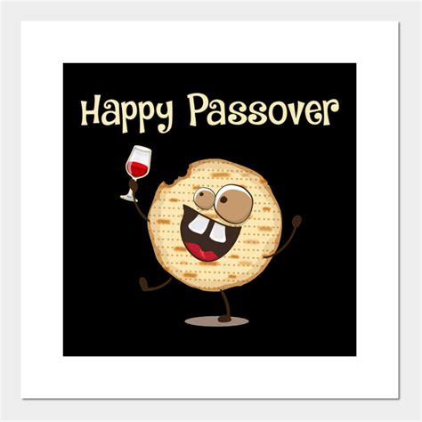 Happy Passover Matzah Funny Pesach Passover Passover Posters