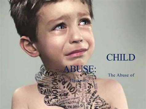 Child Abuse Ppt